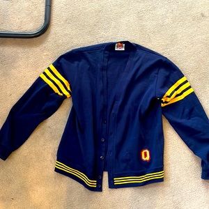 Vintage Rugby Button up Jacket